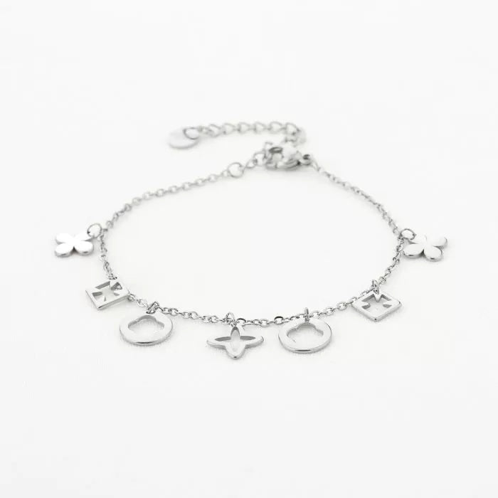 Basic Figure Bracelet - Silver