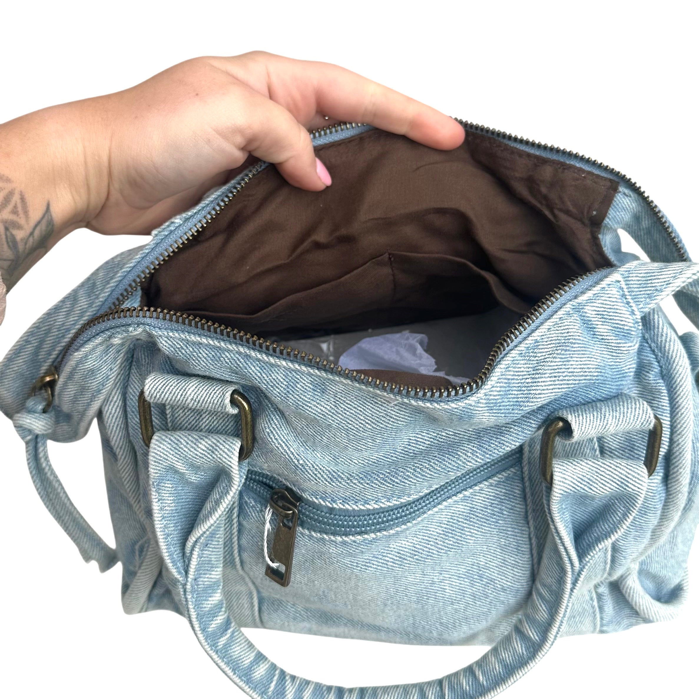 Liv Denim Medium Tas - Blauw