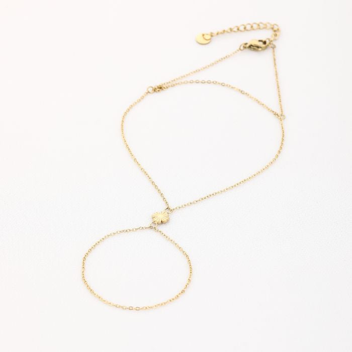 Handchain Clover - Gold