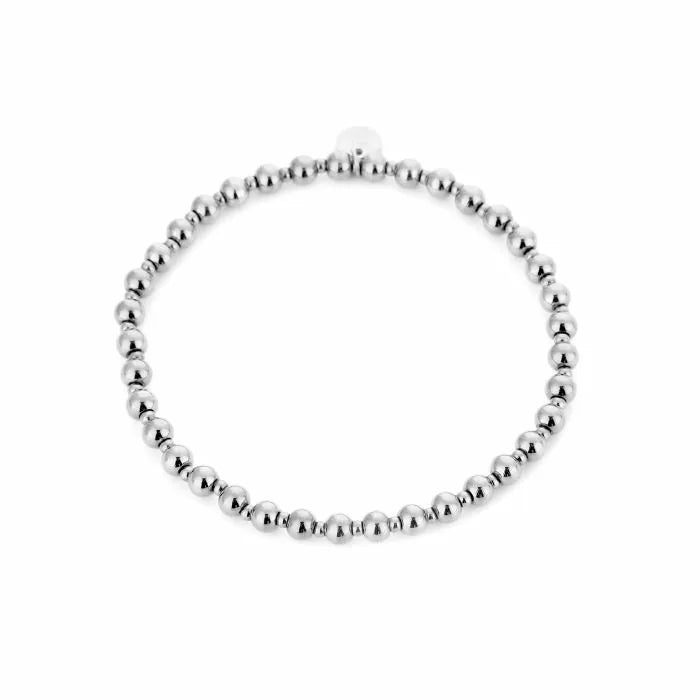 Beads Tiny Bracelet - Silver