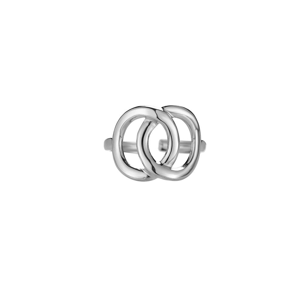 Double C Ring - Silver - Sieradenbycelin Sieradenbycelin Sieradenbycelin