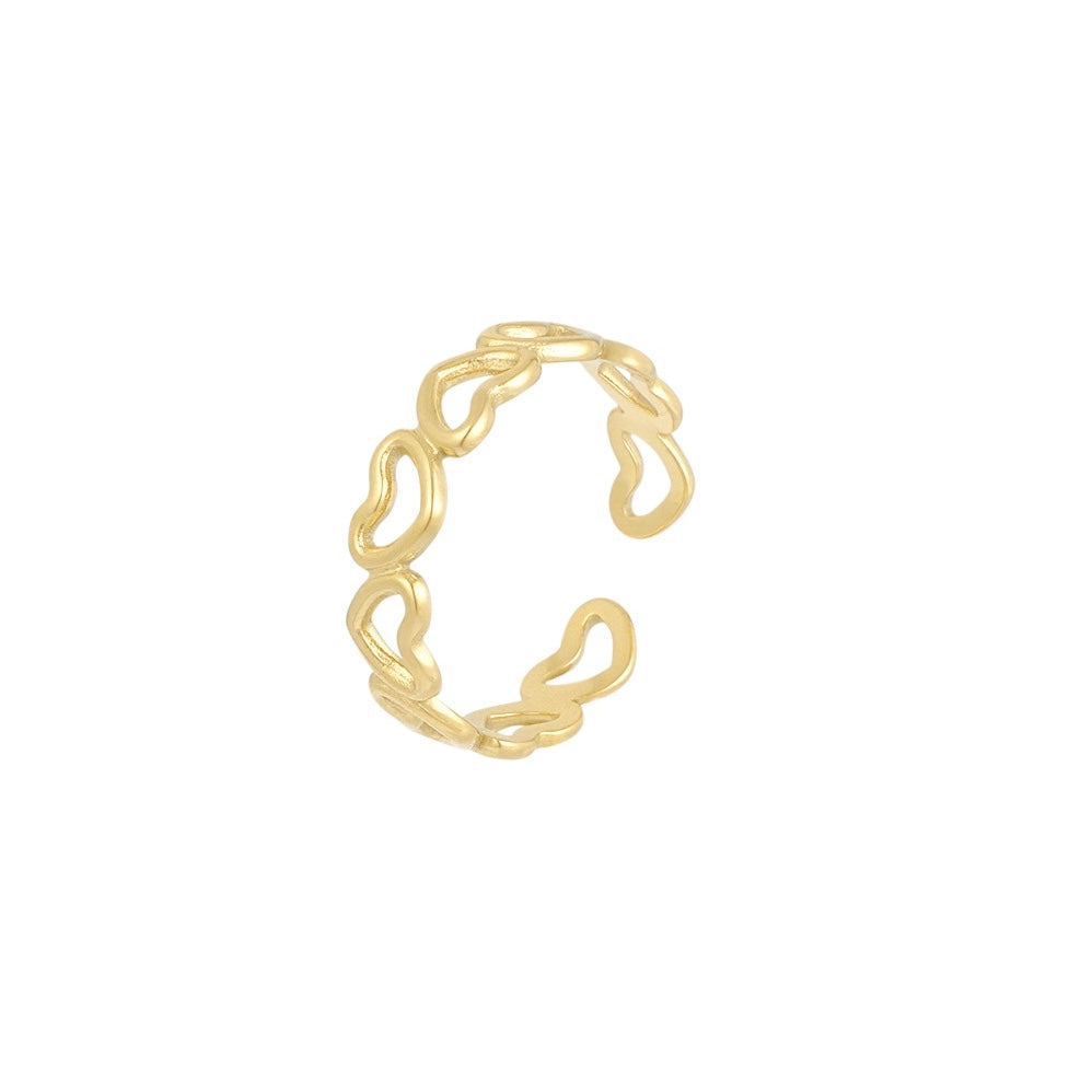 Love All Over Ring - Gold