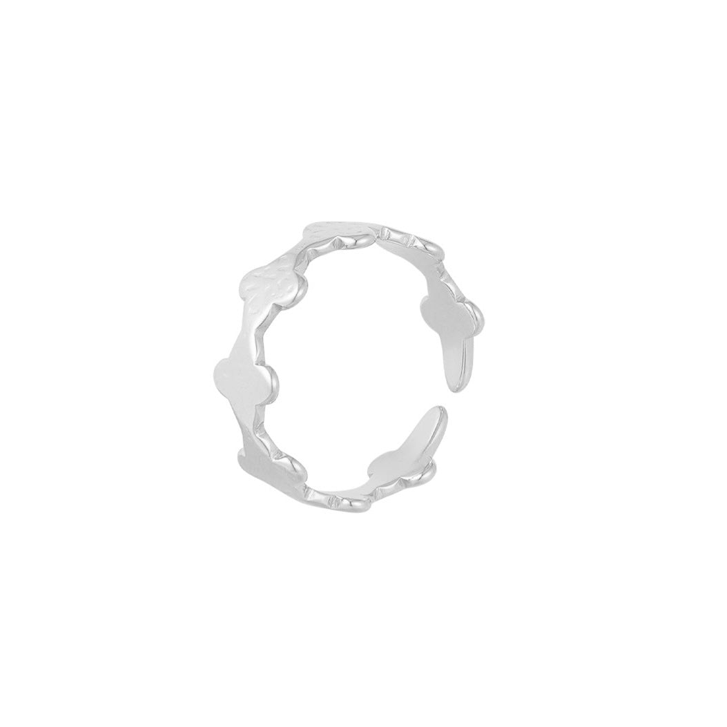 Lucky Clover Ring - Silver