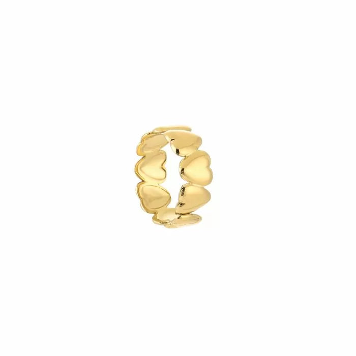 Full Heart Ring - Gold