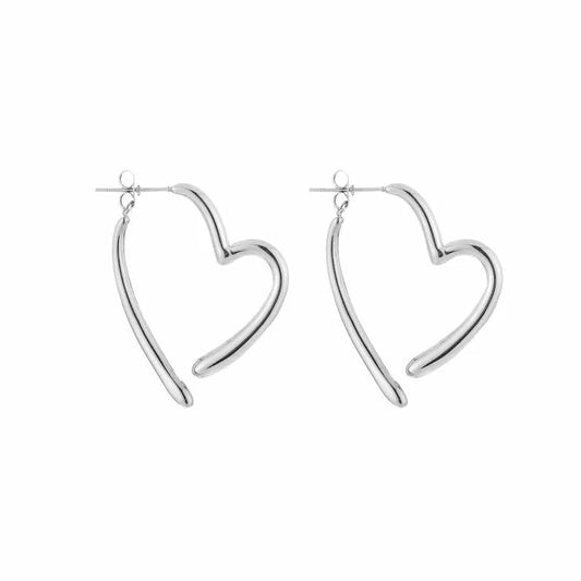 Valentine Earrings - Silver