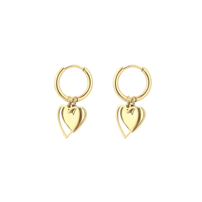Iris Earrings - Gold