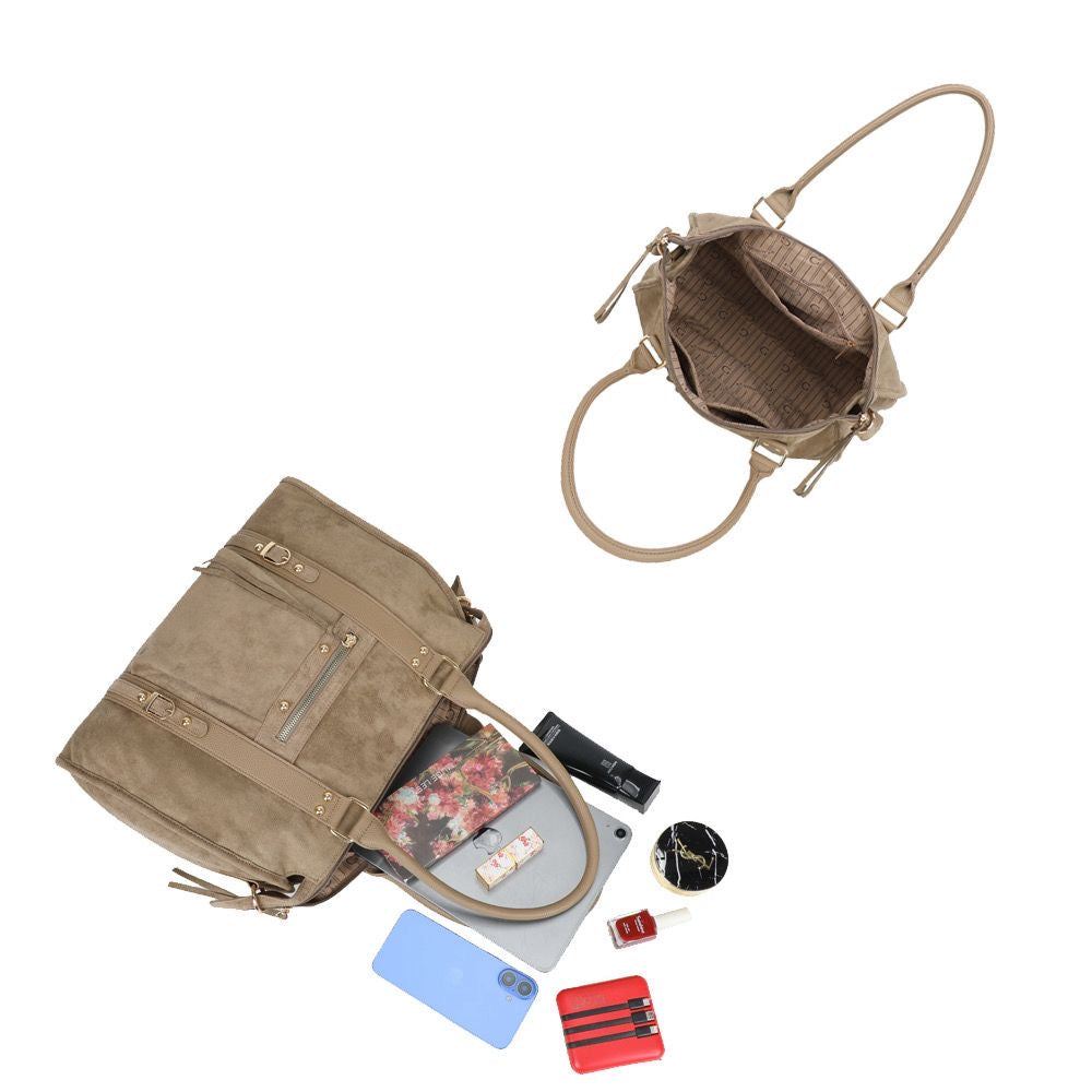 Liv Suède XL Tas - Taupe