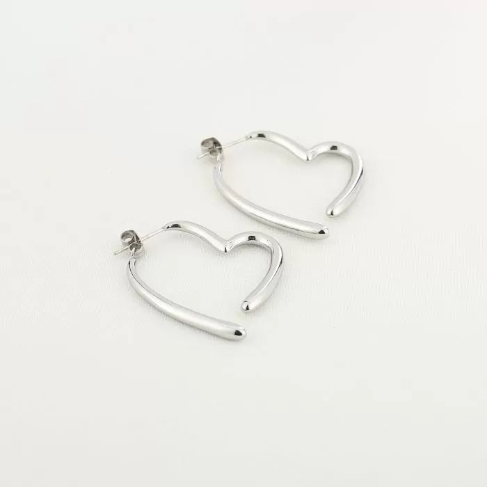 Valentine Earrings - Silver