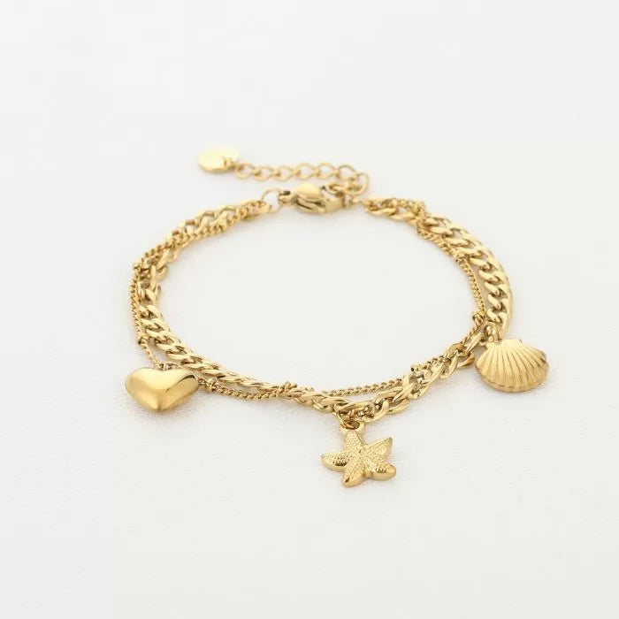 Bedels Starfish Bracelet - Gold