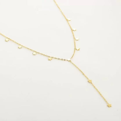 Falling Star Necklace - Gold