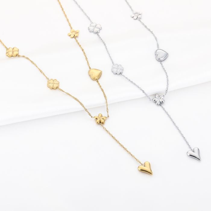 Lia Necklace 60 cm - Silver