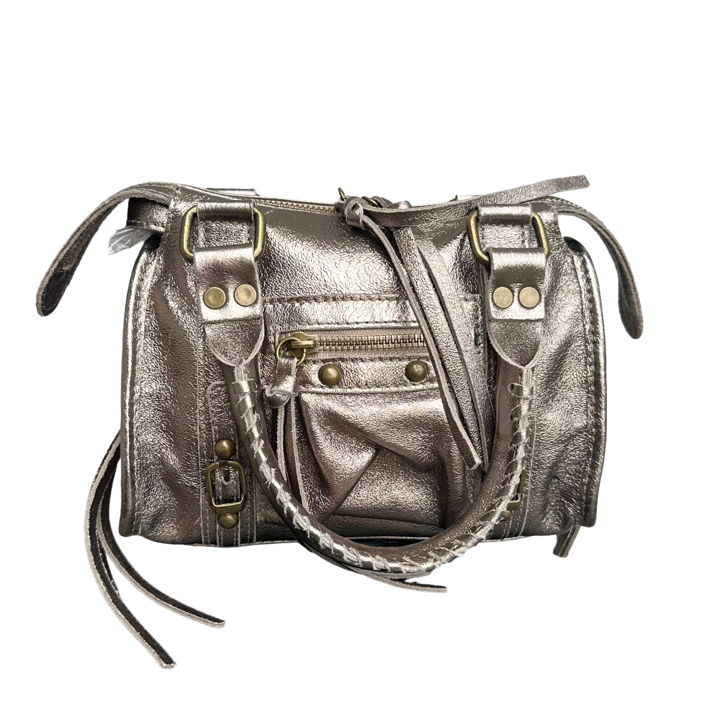 Liv Echt Leer Tas - Metallic Bronze