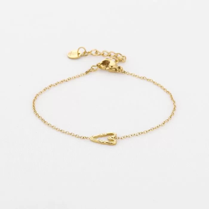 Daniek Heart Bracelet - Gold