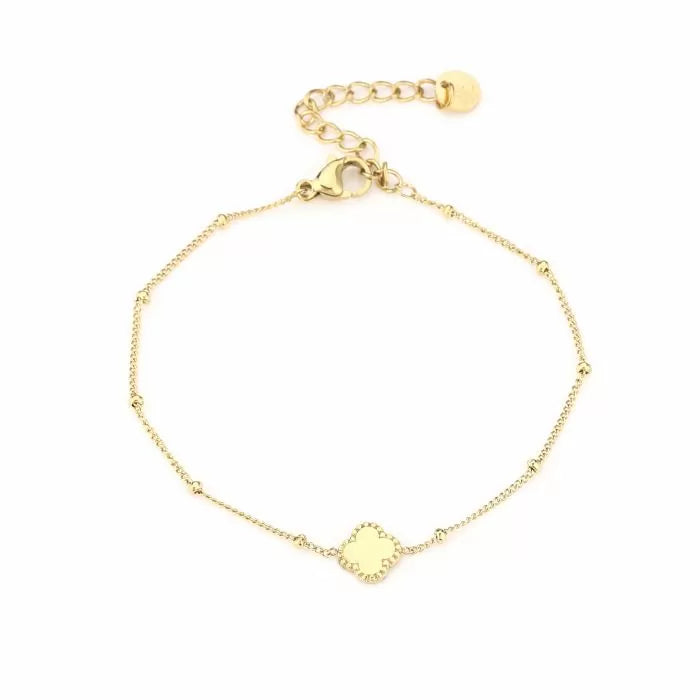 Elise Clover Bracelet - Gold