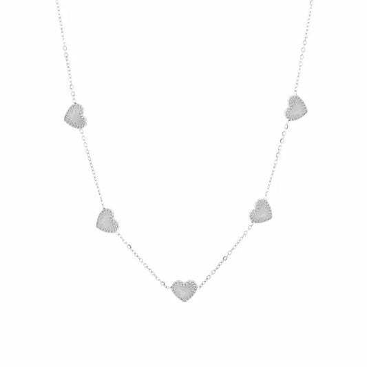 Much Heart Necklace - Silver