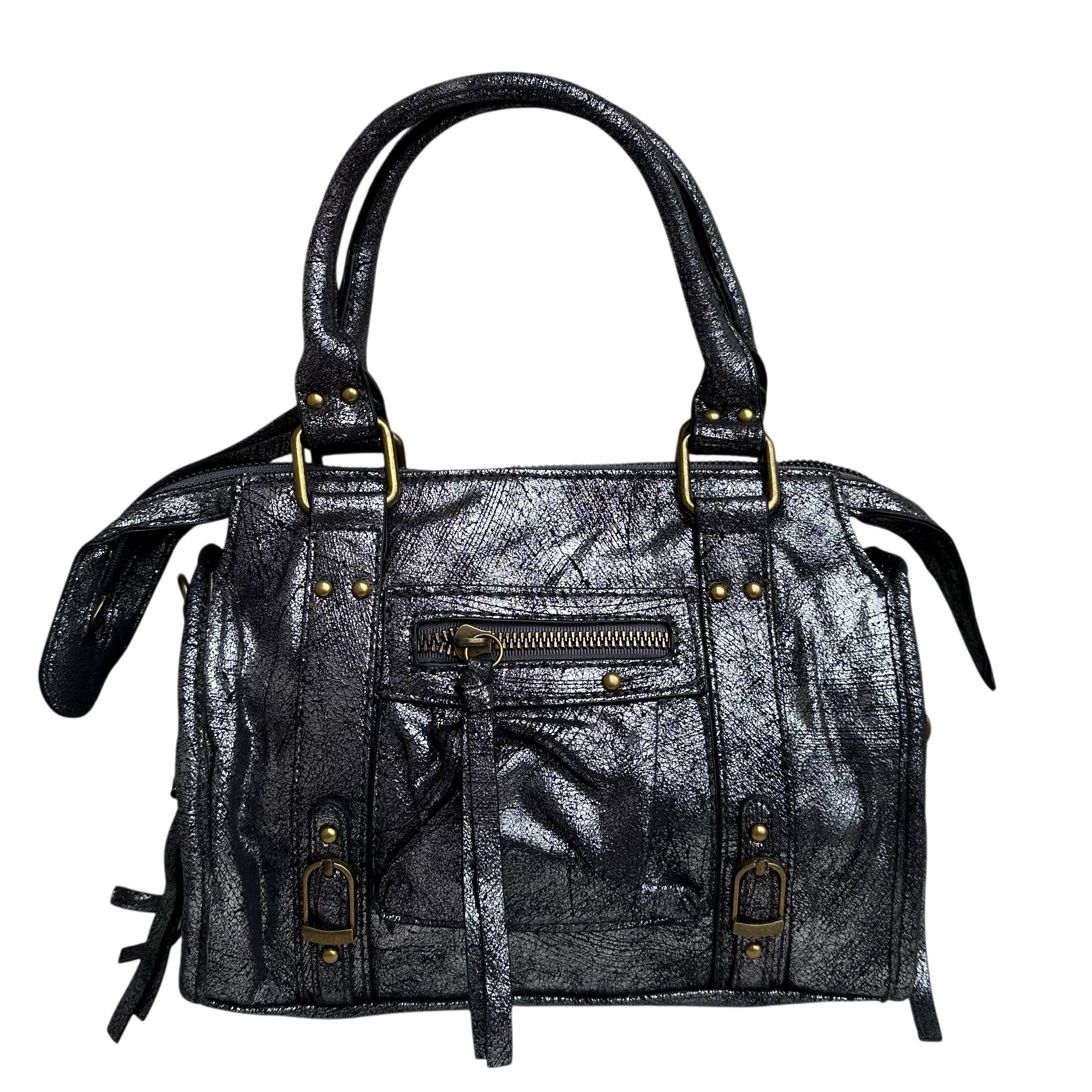 Liv Glossy Medium Tas - Pewter