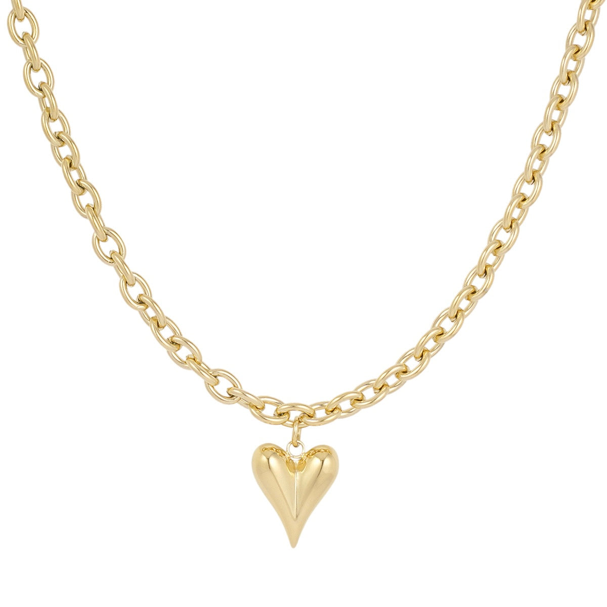 Love Rules Necklace - Gold - Sieradenbycelin Sieradenbycelin Sieradenbycelin