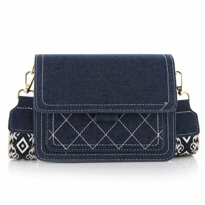 Chloe Tas - Navy Denim - Sieradenbycelin Sieradenbycelin Sieradenbycelin