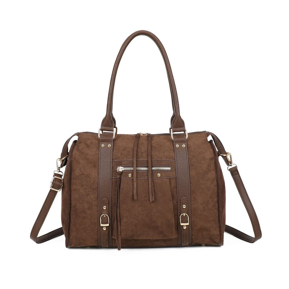 Liv Suède XL Tas - Koffie Bruin