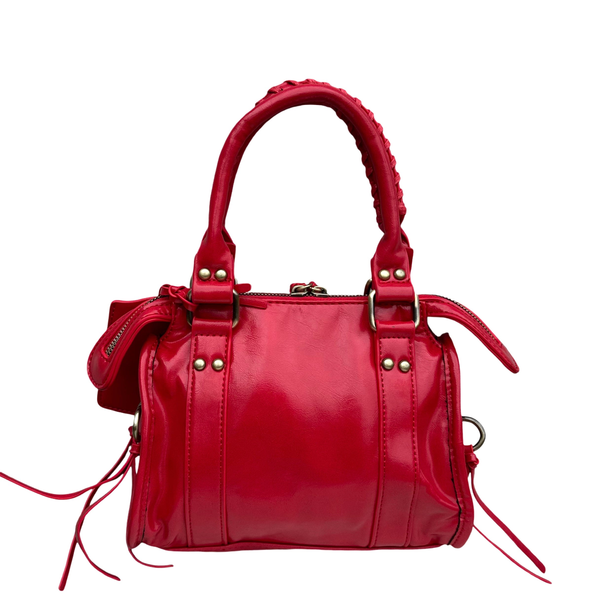 Liv Small Mirror Tas PU Leer - Rood