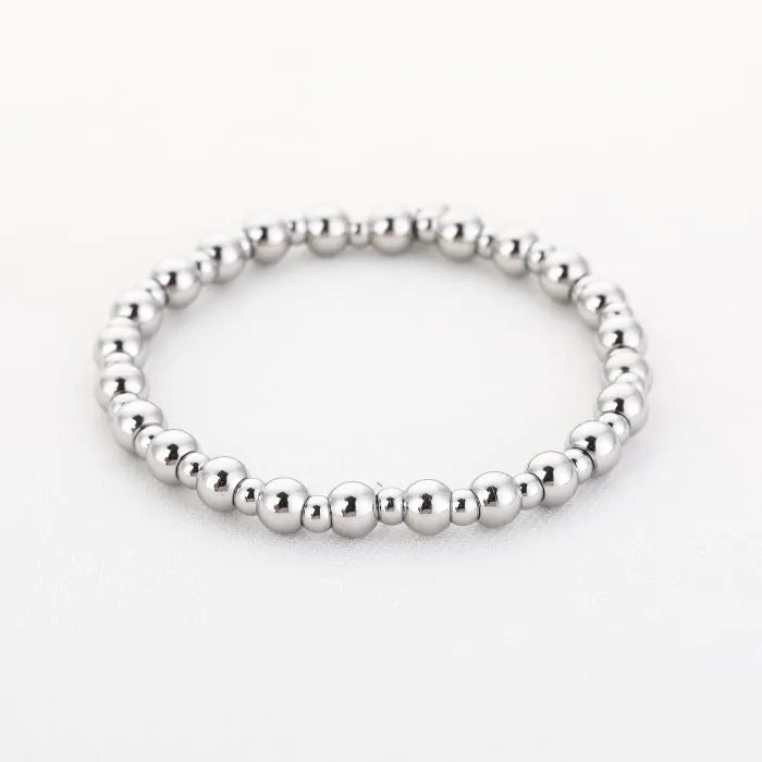 Belle Beads Bracelet - Silver