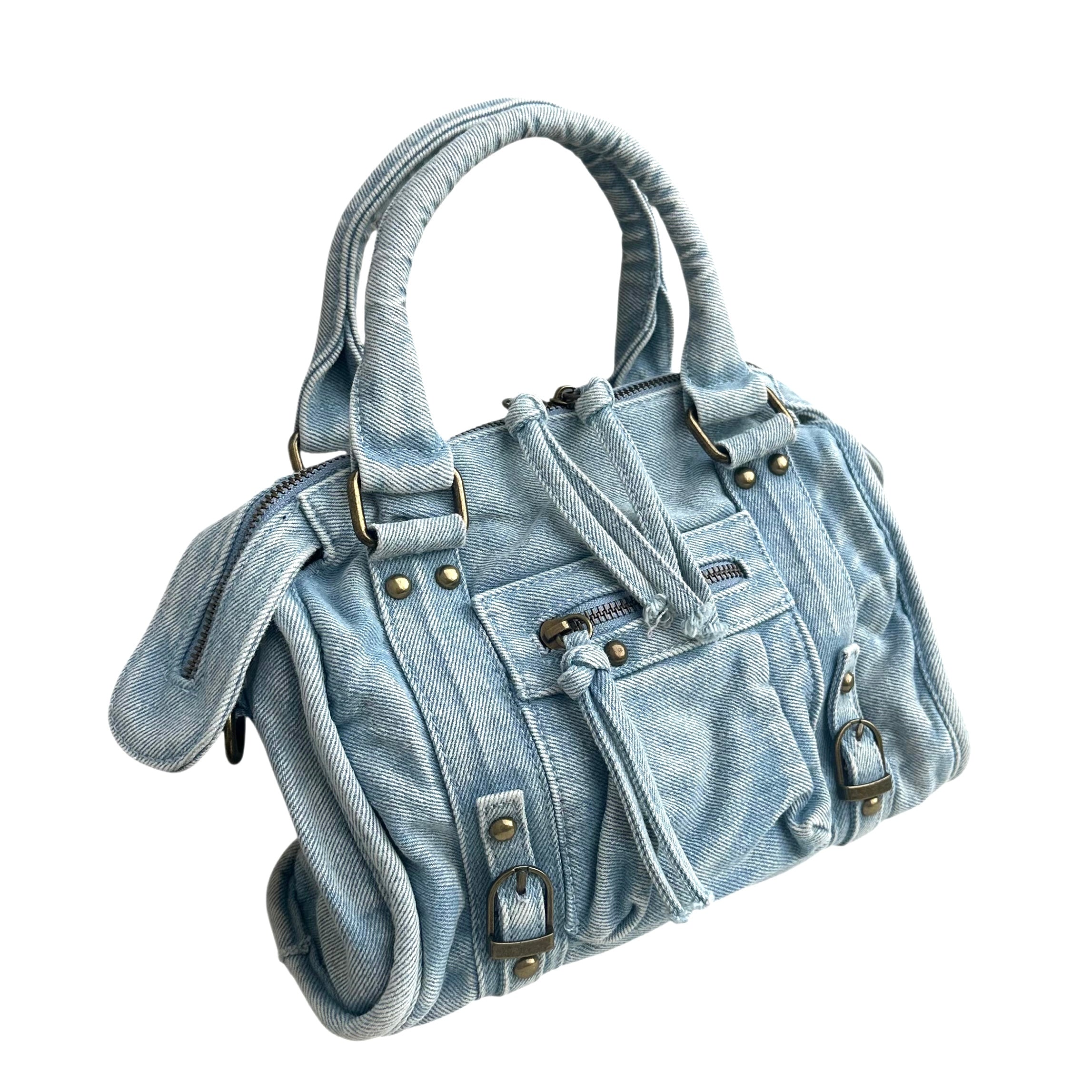 Liv Denim Medium Tas - Licht Blauw