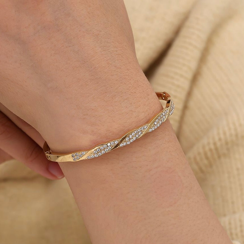 Danique Bangle Bracelet - Silver