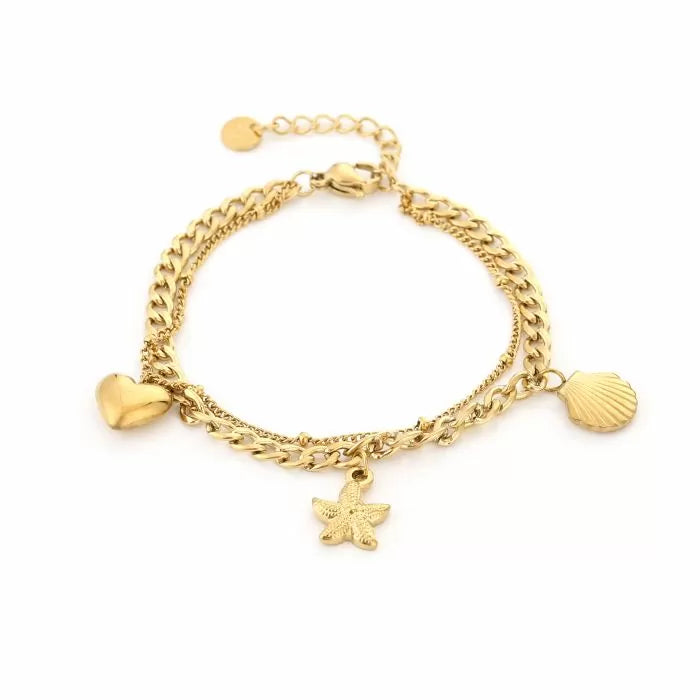 Bedels Starfish Bracelet - Gold