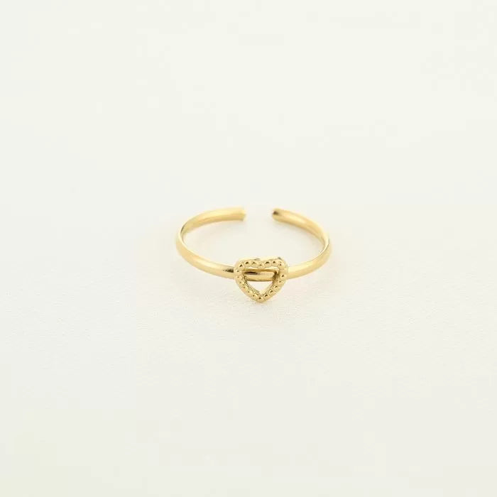 Valentine Heart Ring - Gold