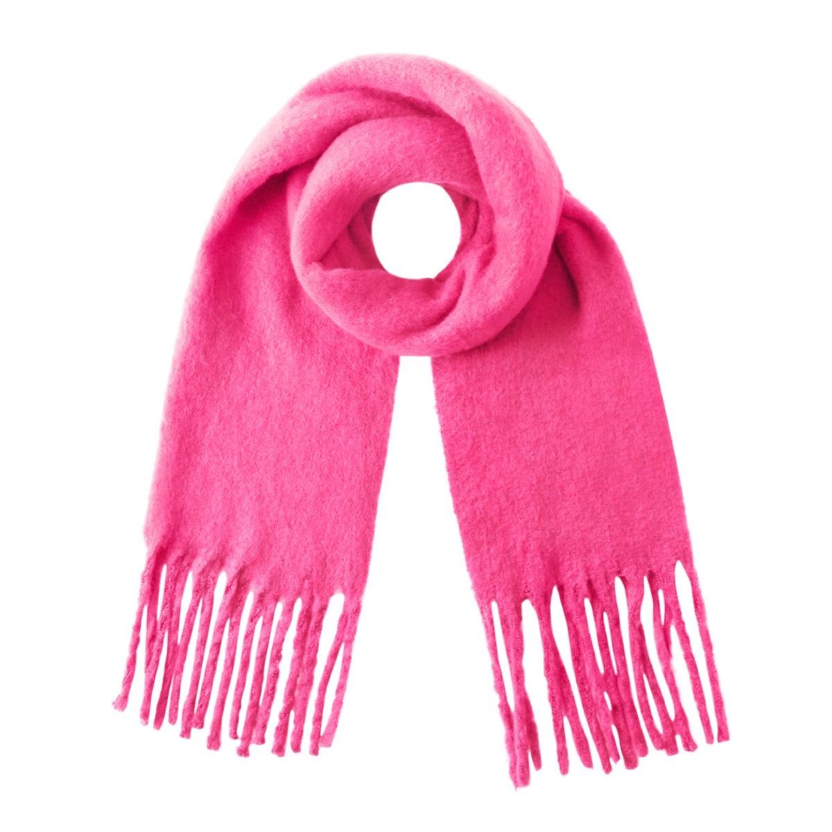 Basic Sjaal - Donker Roze