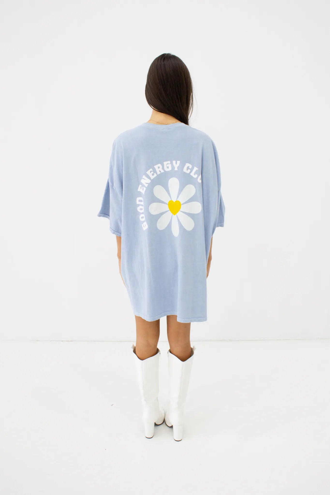 T-Shirt Dress Energy - Blauw