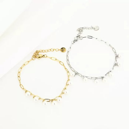 Parels Bracelet - Silver