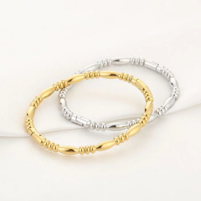 Boho Bangle Bracelet - Gold