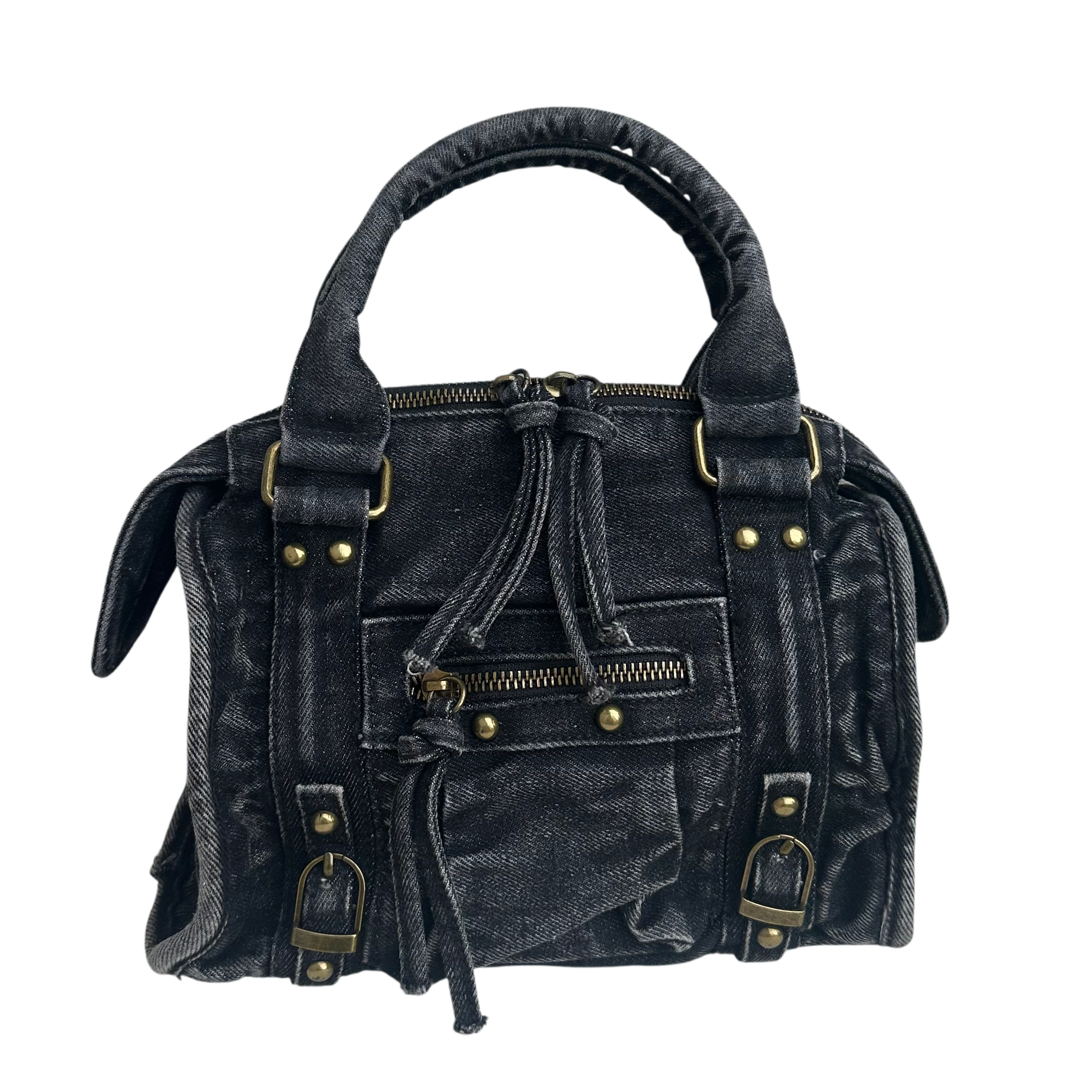 Liv Denim Medium Tas - Zwart