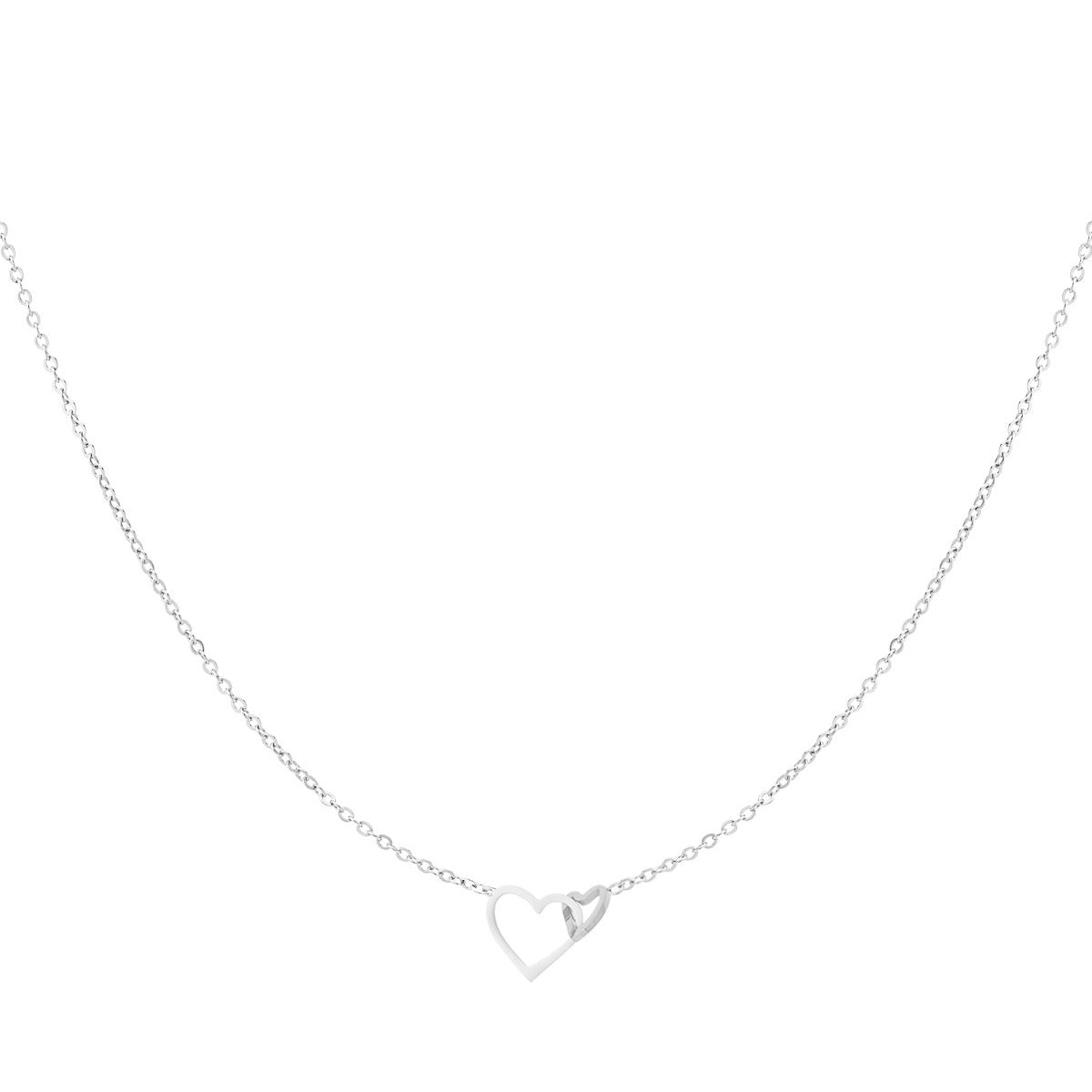 Eternal Love Necklace 2x - Silver - Sieradenbycelin Sieradenbycelin Sieradenbycelin