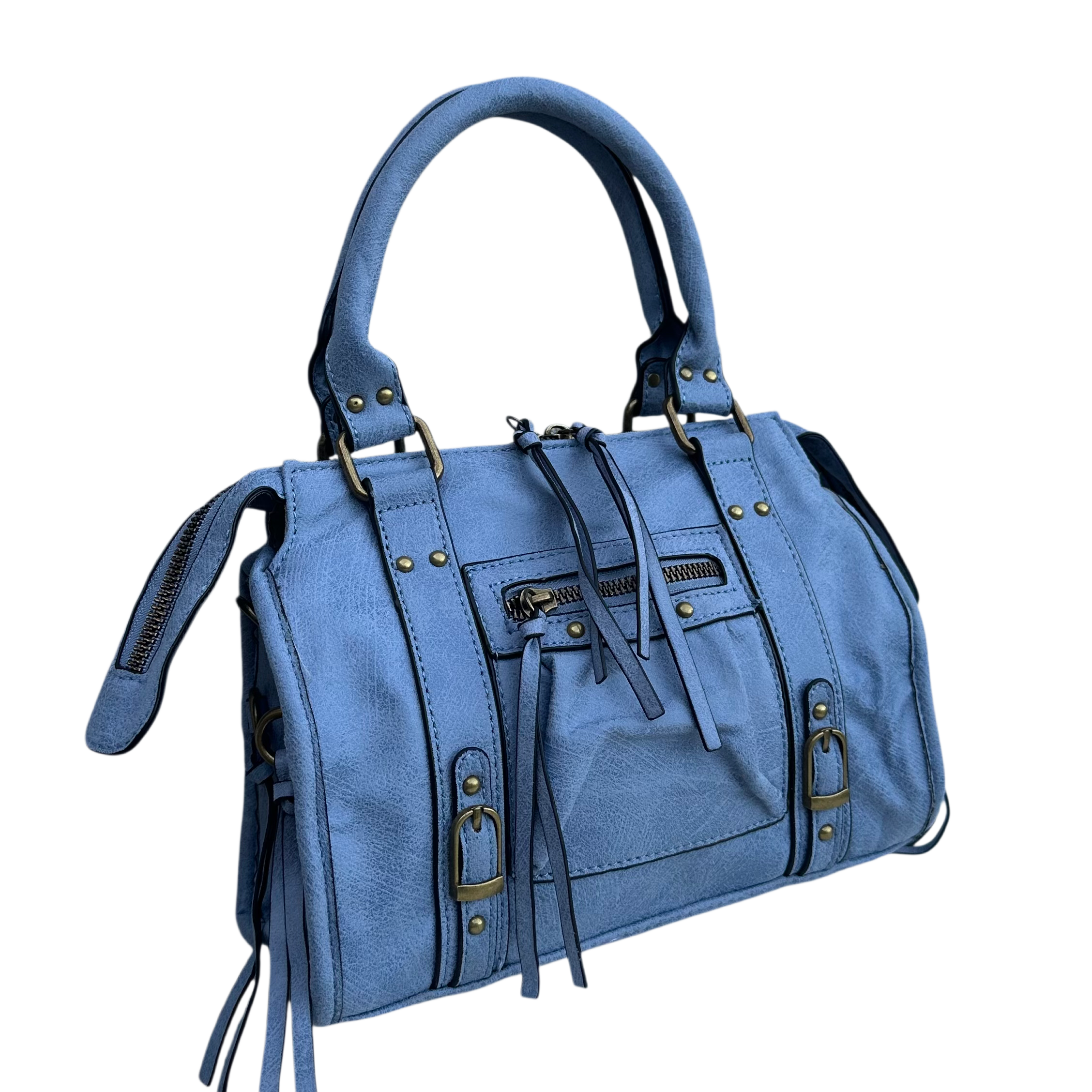 Liv Blossom Medium Tas - Jeans