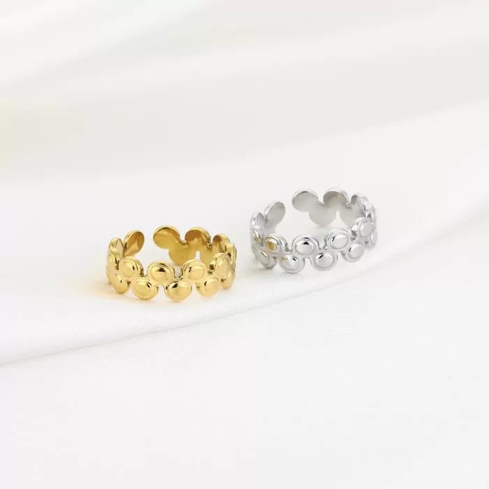 Beads Ring - Silver