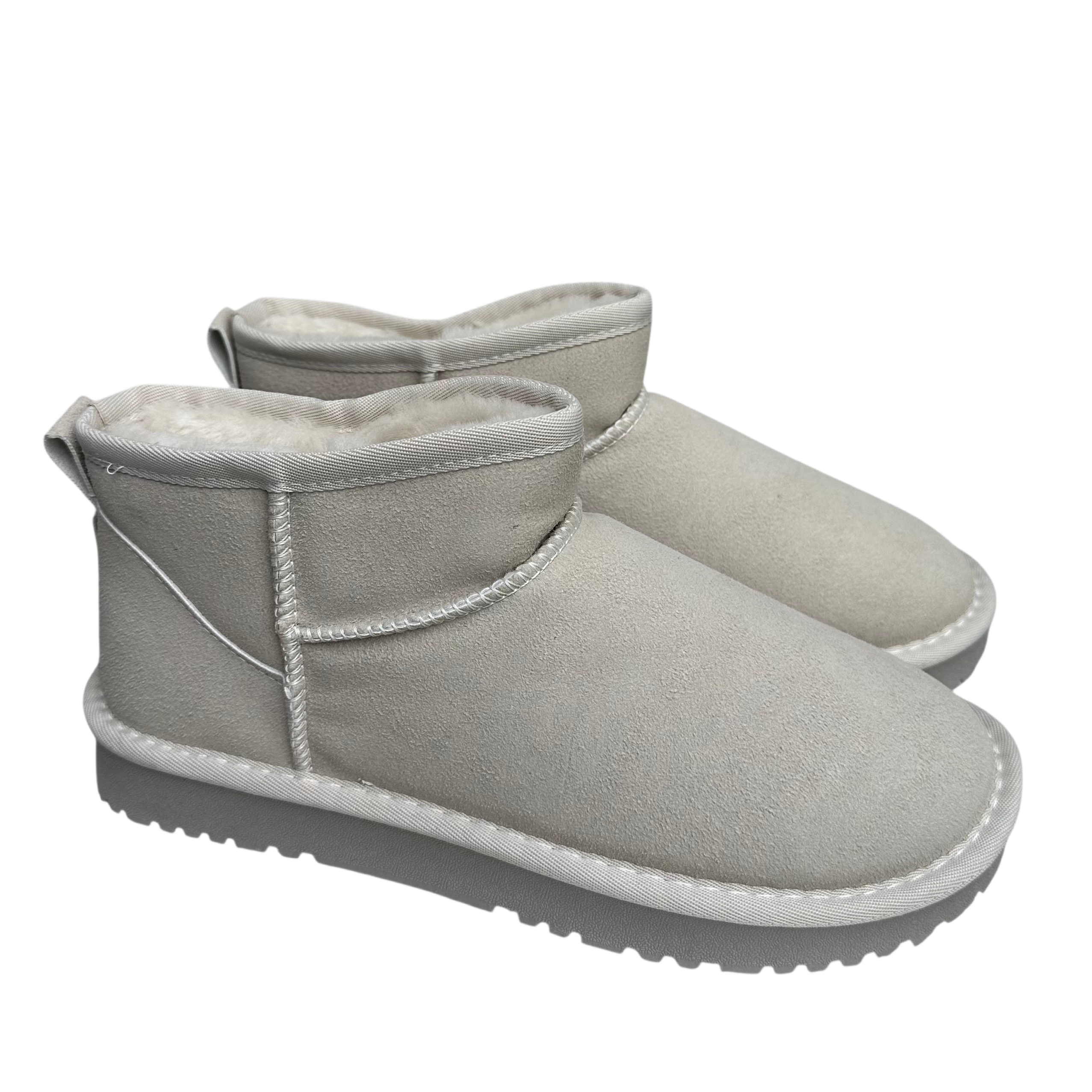 Fluffy Boots Lage Zool - Beige
