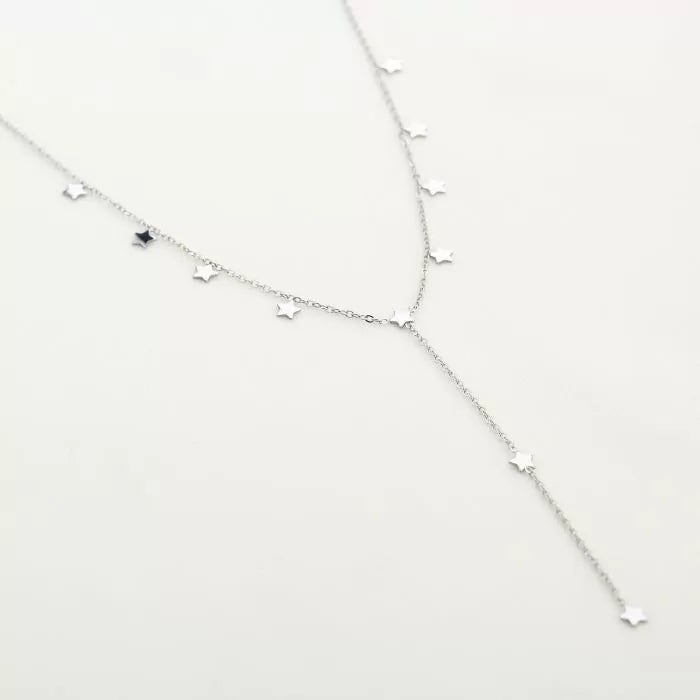 Falling Star Necklace - Silver - Sieradenbycelin Sieradenbycelin Sieradenbycelin