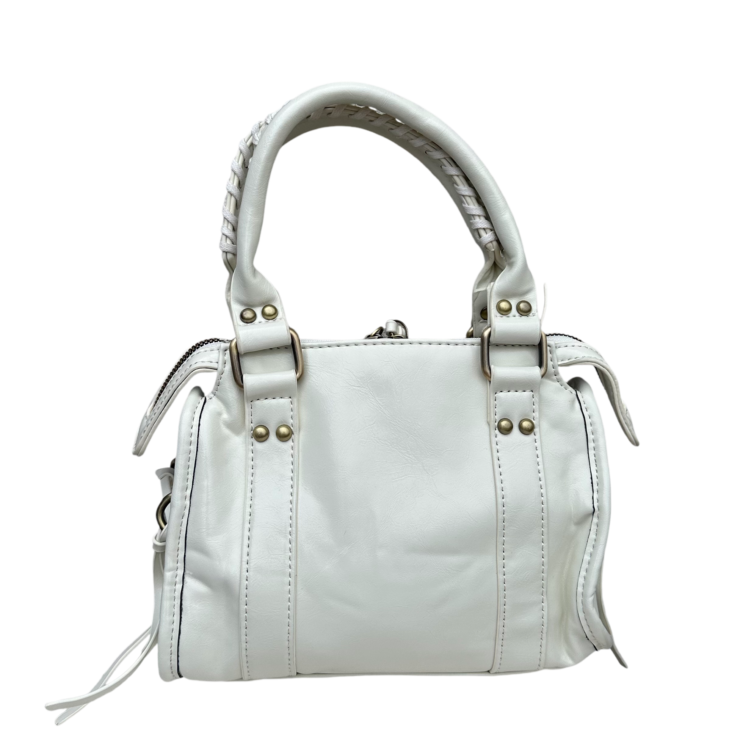 Liv Small Mirror Tas PU Leer - Crème