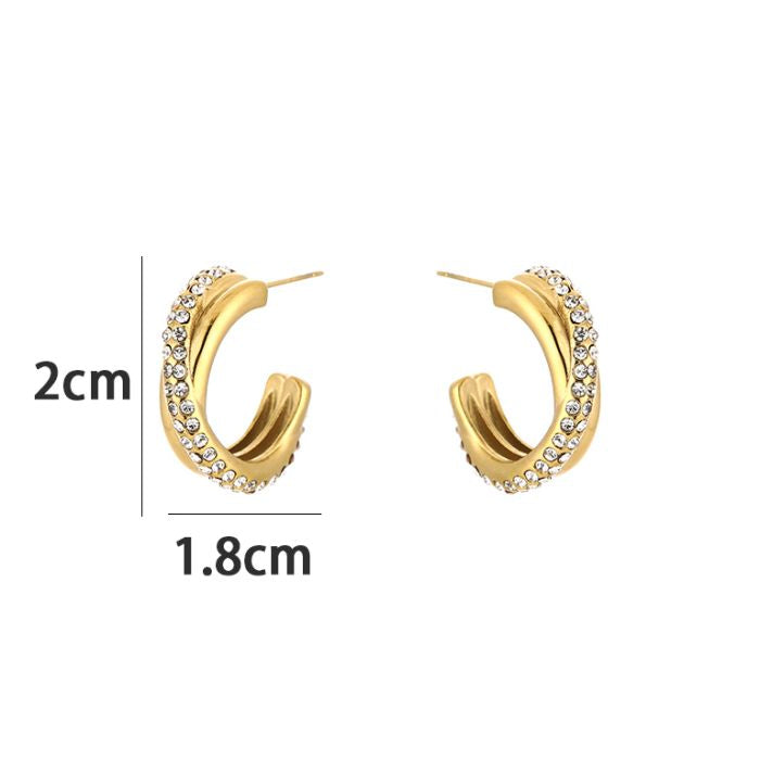 Diane Earrings - Gold