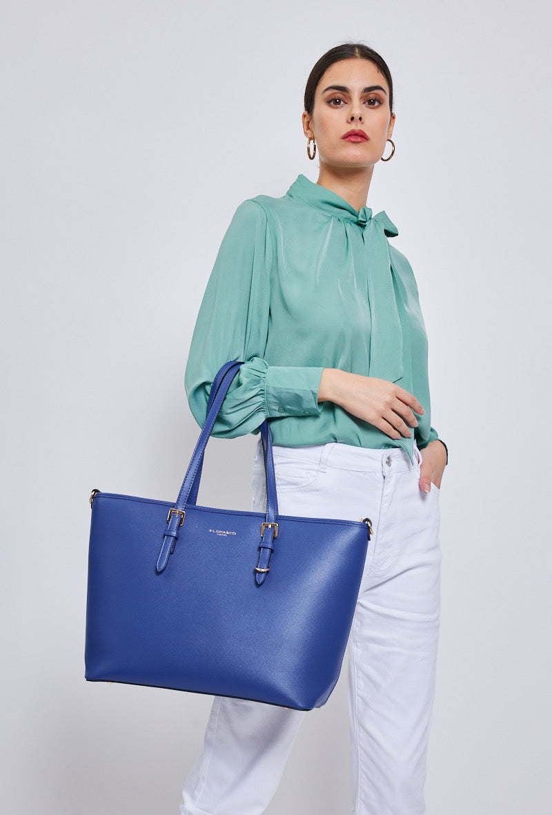 Flora & Co Shopper Tas - Groen