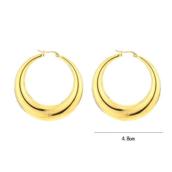 Basic Isa Earrings - Gold