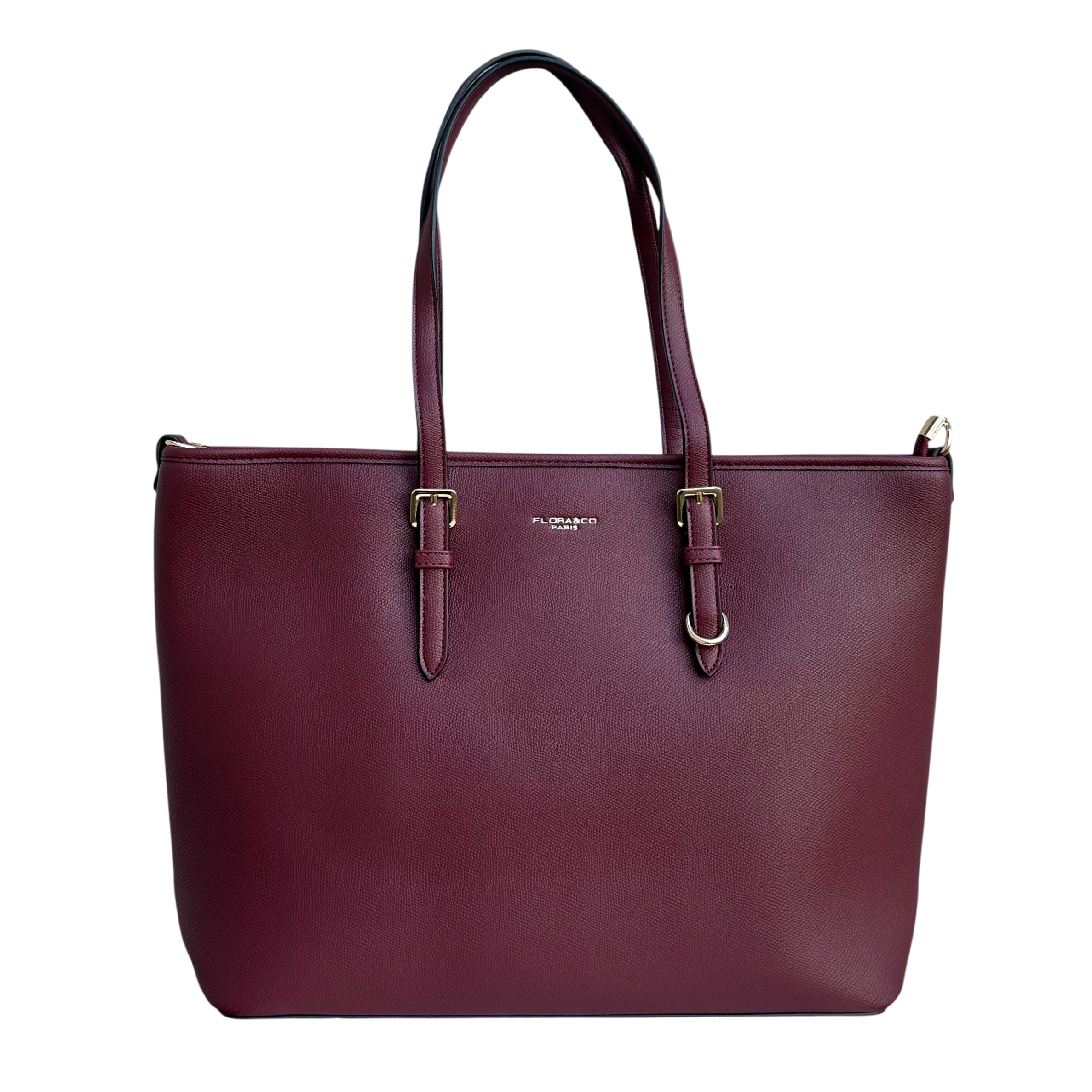 Flora & Co Shopper Tas - Burgundy