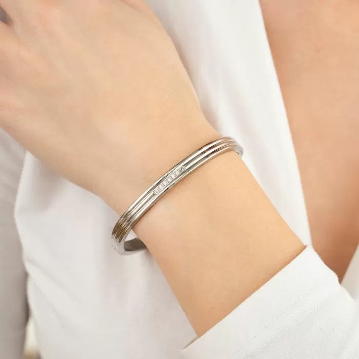 Bangel Bracelet - Silver