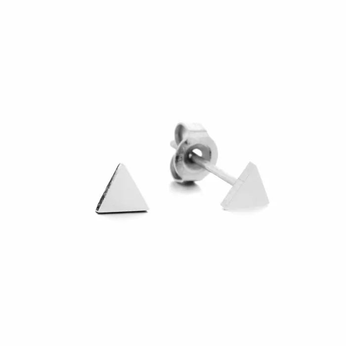 Ear Stud Triangle - Silver