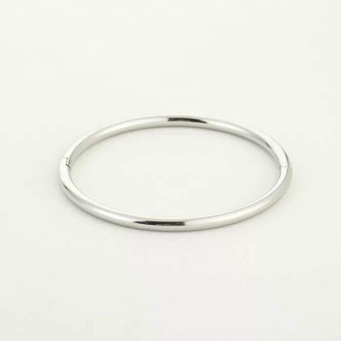 Classic Bangle Bracelet - Silver
