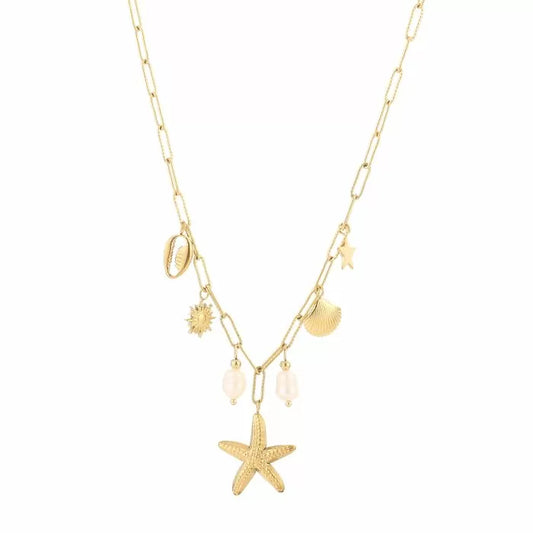 Sea Necklace - Gold