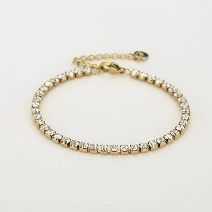 Zirkonia Diamond Bracelet - Gold