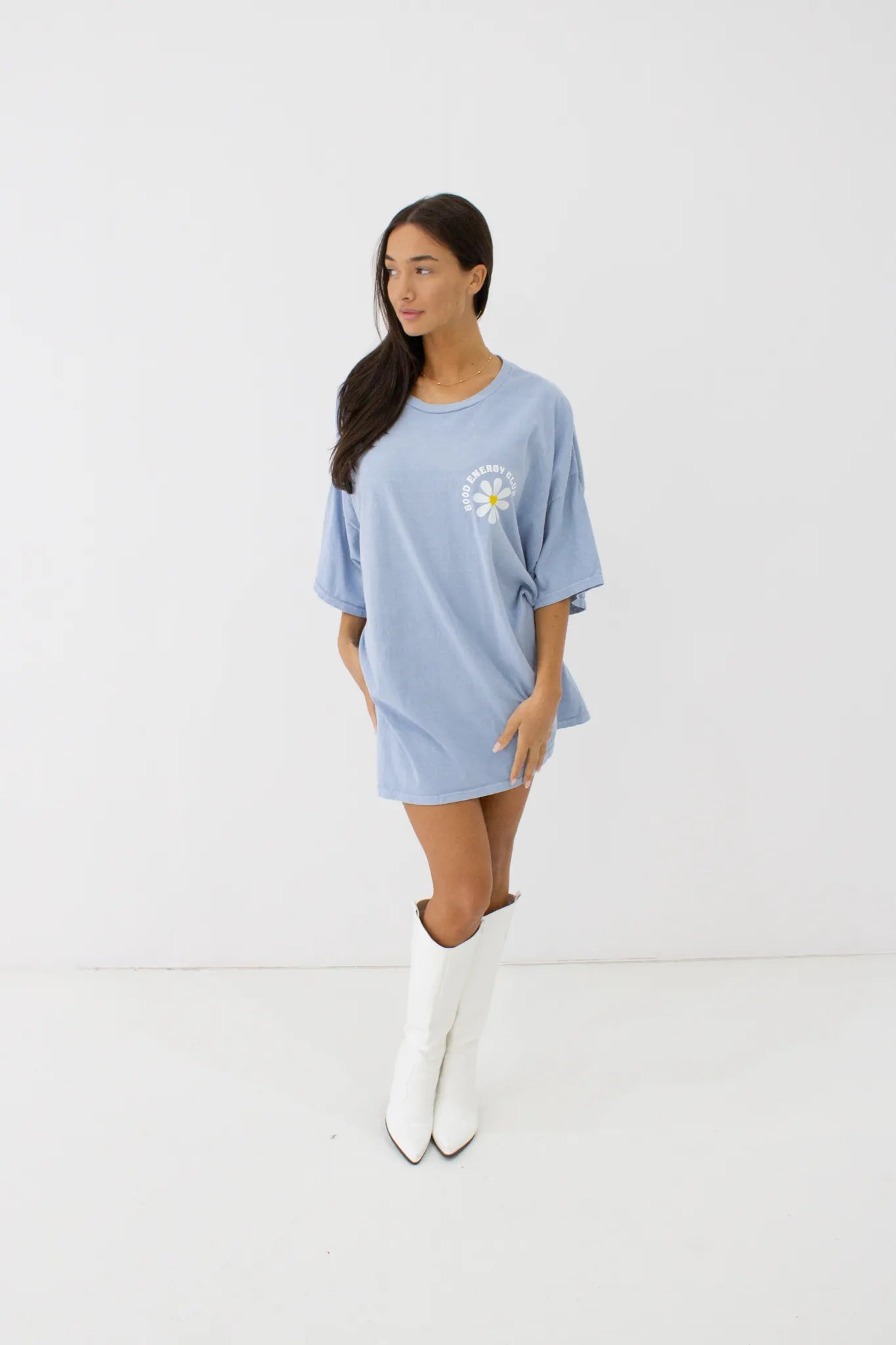 T-Shirt Dress Energy - Blauw